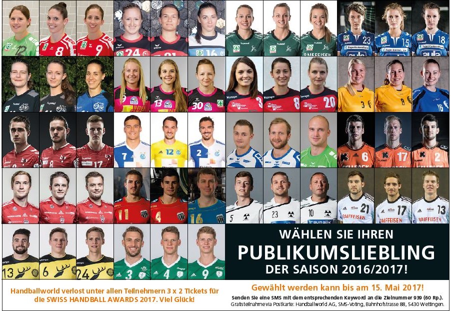 6. Swiss Handball Awards Night – Jetzt wählen und Tickets sichern!